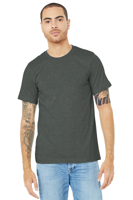 BELLA+CANVAS® Heather CVC Short Sleeve 52/48% Cotton/Poly Tee