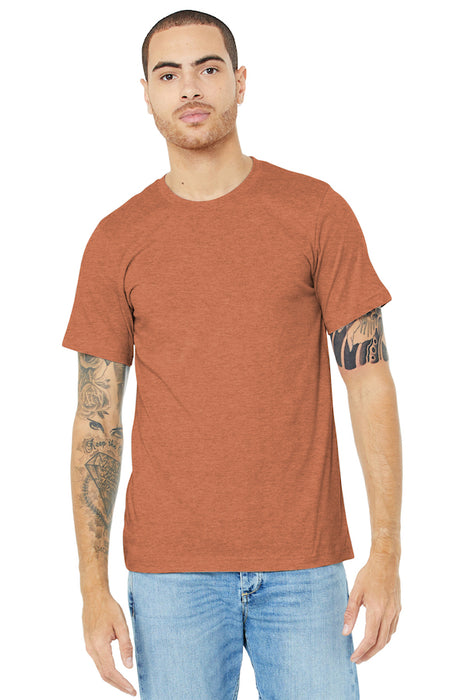 BELLA+CANVAS® Heather CVC Short Sleeve 52/48% Cotton/Poly Tee