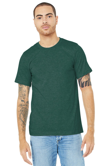 BELLA+CANVAS® Heather CVC Short Sleeve 52/48% Cotton/Poly Tee
