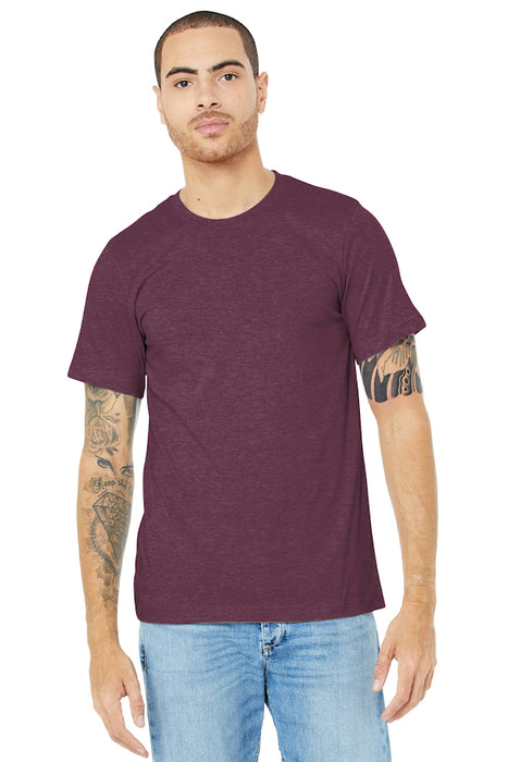 BELLA+CANVAS® Heather CVC Short Sleeve 52/48% Cotton/Poly Tee