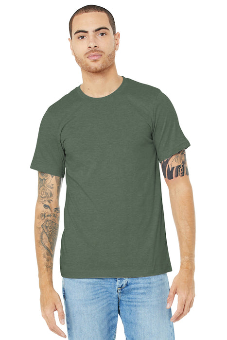 BELLA+CANVAS® Heather CVC Short Sleeve 52/48% Cotton/Poly Tee