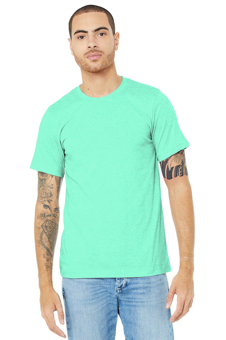 BELLA+CANVAS® Heather CVC Short Sleeve 52/48% Cotton/Poly Tee