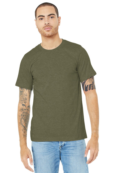 BELLA+CANVAS® Heather CVC Short Sleeve 52/48% Cotton/Poly Tee