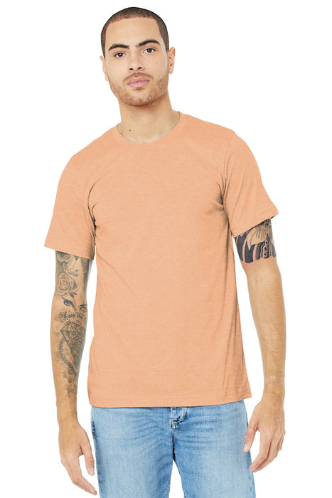 BELLA+CANVAS® Heather CVC Short Sleeve 52/48% Cotton/Poly Tee