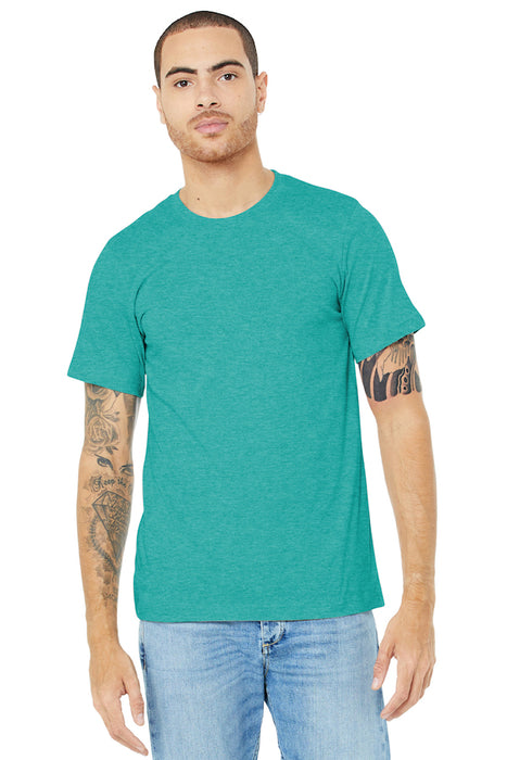 BELLA+CANVAS® Heather CVC Short Sleeve 52/48% Cotton/Poly Tee
