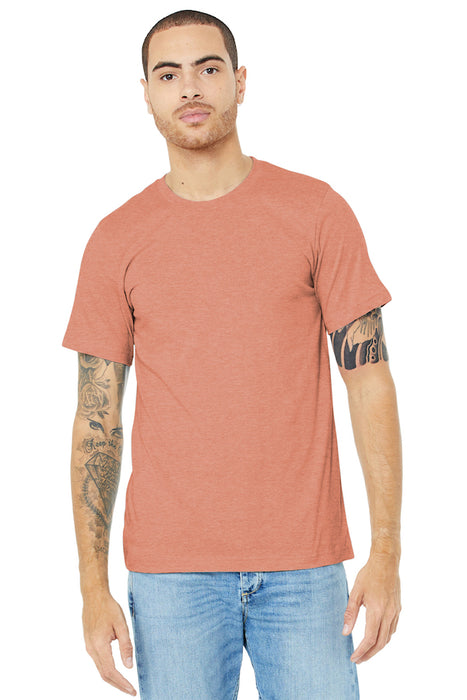 BELLA+CANVAS® Heather CVC Short Sleeve 52/48% Cotton/Poly Tee