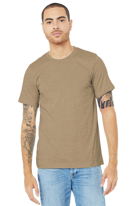BELLA+CANVAS® Heather CVC Short Sleeve 52/48% Cotton/Poly Tee