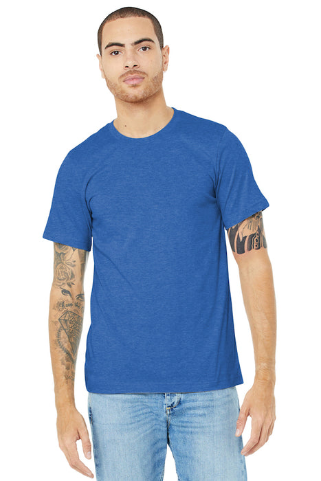 BELLA+CANVAS® Heather CVC Short Sleeve 52/48% Cotton/Poly Tee