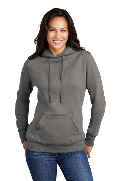 Port & Company ® Ladies Core 50/50 Cotton/Poly-Fleece Pullover Hooded Sweatshirt