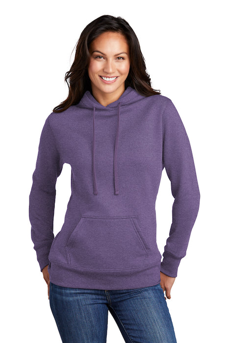 Port & Company ® Ladies Core 50/50 Cotton/Poly-Fleece Pullover Hooded Sweatshirt