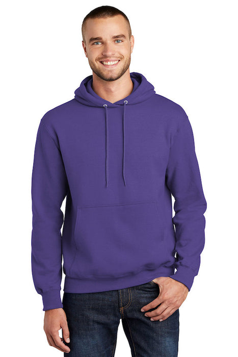 Port & Company® Essential 50/50% Cotton/Poly-Fleece Pullover Hooded Sweatshirt
