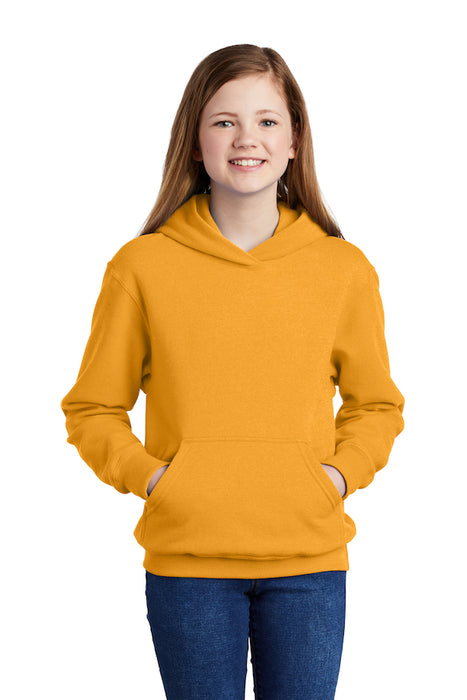 Port & Company® Youth Core 50/50% Cotton/Poly-Fleece Pullover Hooded Sweatshirt