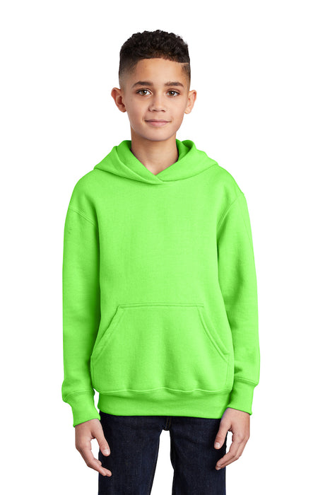 Port & Company® Youth Core 50/50% Cotton/Poly-Fleece Pullover Hooded Sweatshirt